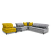 David Ferrari Mikado Italian Modern Grey & Yellow Fabric Modular Sectional Sofa Model VGFTMIKADO