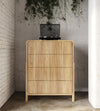 Mikala Modern Natural Oak Chest