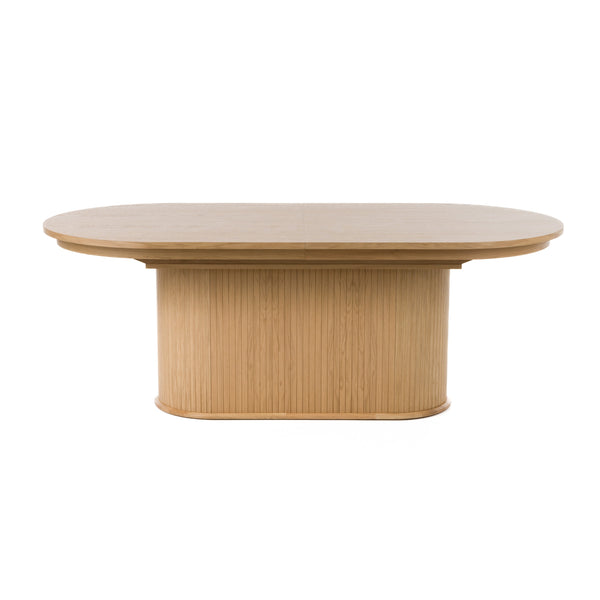 Modrest Milan Modern Natural Oak Dining Table With Extension Model VGME-MILAN