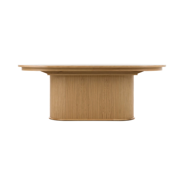Modrest Milan Modern Natural Oak Dining Table With Extension Model VGME-MILAN