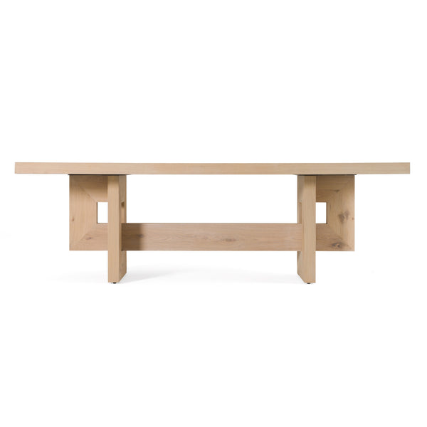 Modrest Mineola Modern Natural White Oak Dining Table Model VGVC-T23965