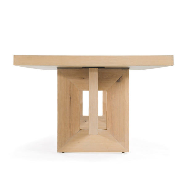 Modrest Mineola Modern Natural White Oak Dining Table Model VGVC-T23965