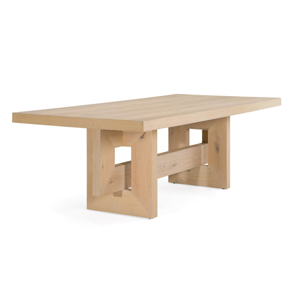 Modrest Mineola Modern Natural White Oak Dining Table Model VGVC-T23965
