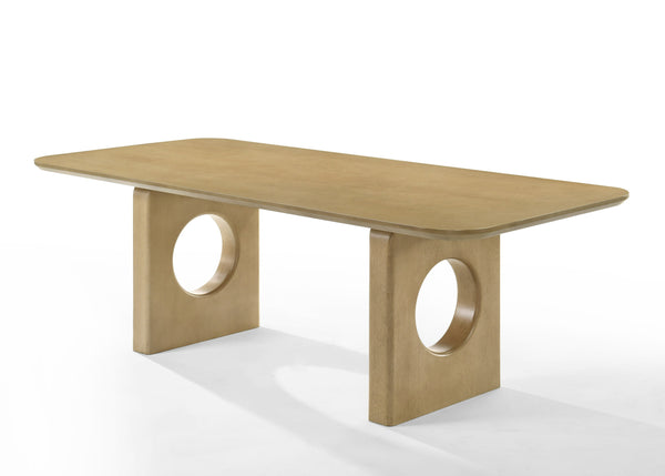 Oshana Modern White Oak Dining Set