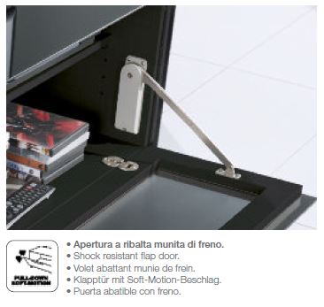 Mo Usa2 Modena Grey Tv Entertainment System Made In Italy Model VGMUMO-USA4-GR