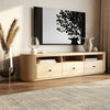 Jacobson Modern Natural Acacia TV Stand