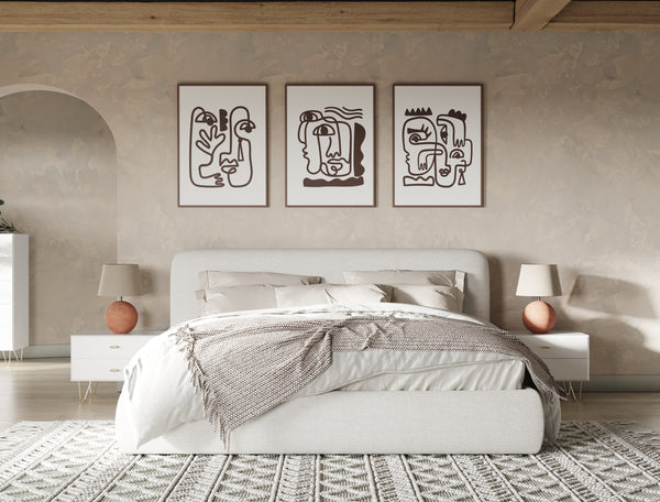 Modrest Liam Modern Ivory Fabric Upholstered Bed Model VGKK-KF.B2007-IVY