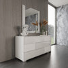Monza Italian Modern White Dresser