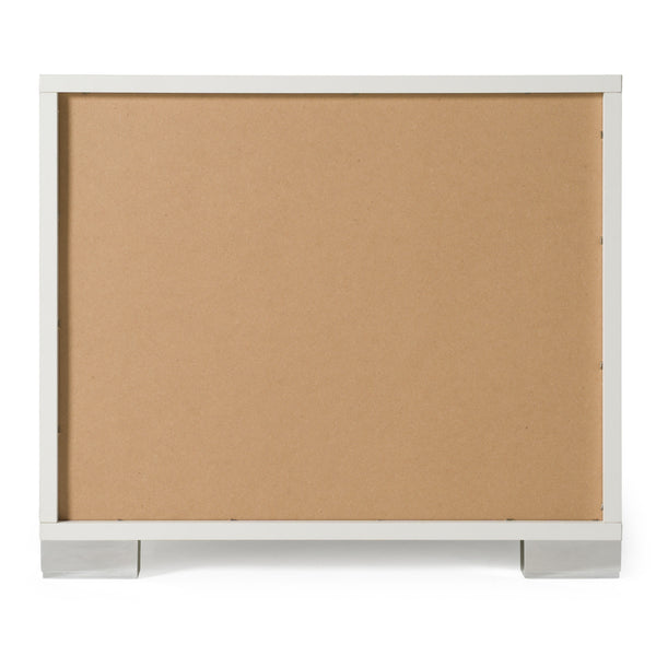 Monza Italian Modern White Nightstand