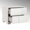 Modrest Monza Italian Modern White Nightstand Model VGACMONZA-NS