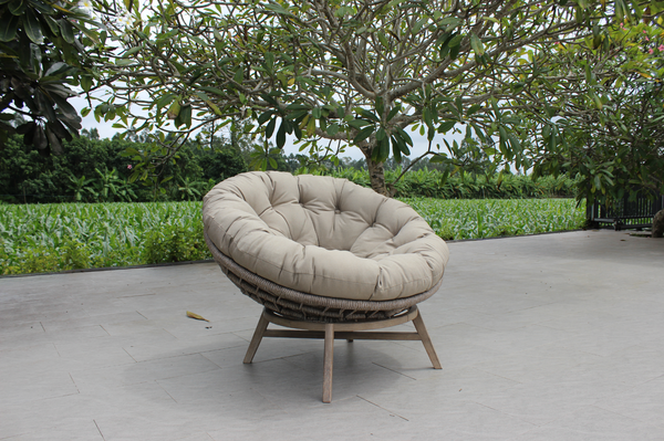 Renava Moon Outdoor Beige Lounge Chair Model VGATRABD-153
