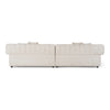 Moreno Modern Beige Fabric 4-Seater Sofa