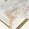 Modrest Mosk Modern Marble & Glass & Brass Coffee Table Model VGNR-NI90027