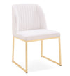 Muir Modern White Sherpa Dining Chair (Set of 2)