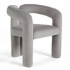 Modrest Mulgrew Modern Light Grey Velvet Dining Chair Model VGMF-D1128-LTGRY