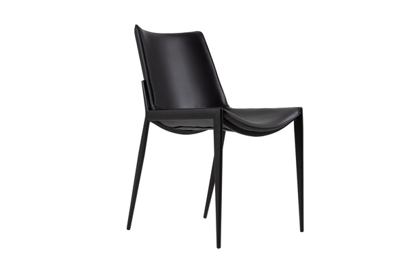 Modrest Murray Modern Black Vegan Leather Dining Chair (Set Of 2) Model VGHR-3634-BLK