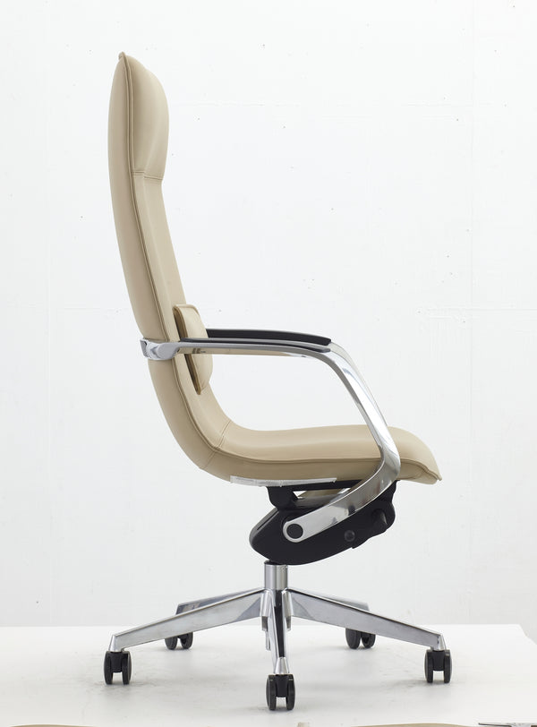 Modrest Nadella Modern Beige High Back Executive Office Chair Model VGFU-FK003-A-BG-OFF-CH