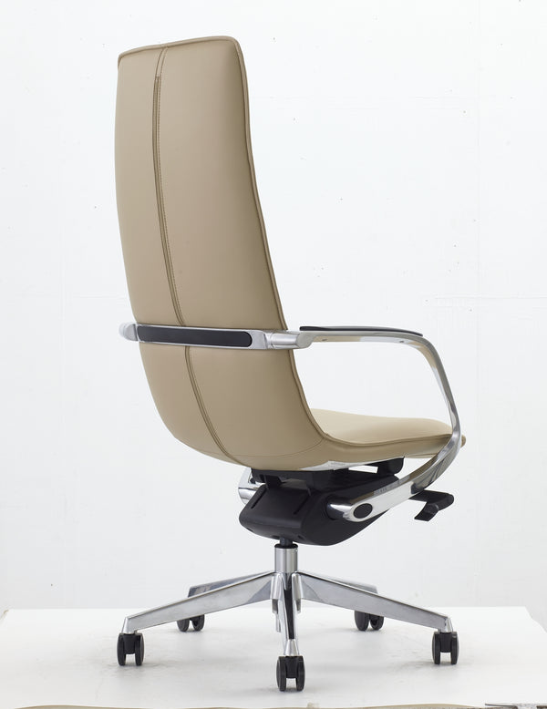 Modrest Nadella Modern Beige High Back Executive Office Chair Model VGFU-FK003-A-BG-OFF-CH