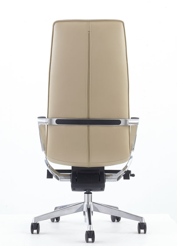 Modrest Nadella Modern Beige High Back Executive Office Chair Model VGFU-FK003-A-BG-OFF-CH