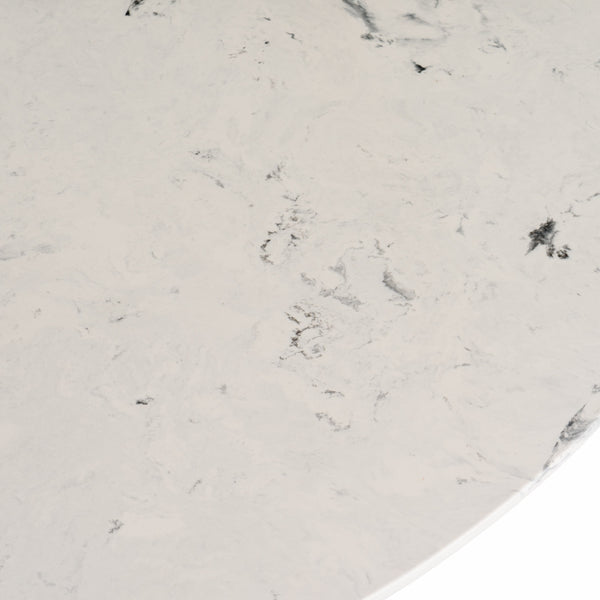 Nancy + Weiss Mid-Century Modern Marble + Walnut Dining Table Set