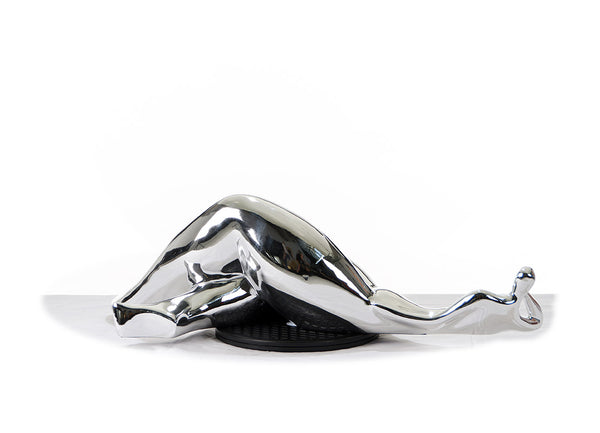 Sz0228 Modern Silver Napping Lady Sculpture Model VGTHSZ0228-SLV