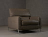 Divani Casa Natalia Modern Dark Grey Leather Chair Model VGKK1281X-DKGRY-CH