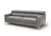 Divani Casa Natalia Modern Dark Grey Leather Sofa Model VGKK1281X-DKGRY-S