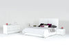 Modrest Nicla Italian Modern White Bed Model VGACNICLA-BED