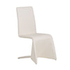 Nisse Contemporary White Leatherette Dining Chair (Set Of 2) Model VGVCB878-WHT