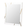 Modrest Nixa Modern White & Gold Mirror Model VGVCJ1909-MIR