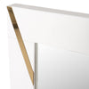 Modrest Nixa Modern White & Gold Mirror Model VGVCJ1909-MIR