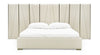 Modrest Nixa Modern Beige Velvet & Brushed Bronze Bed Model VGVC-BD1909-BED-BGE