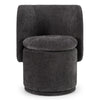 Divani Casa Norris Modern Dark Grey Fabric Swivel Dining Chair Model VGKK-KF.Y2138-DGRY