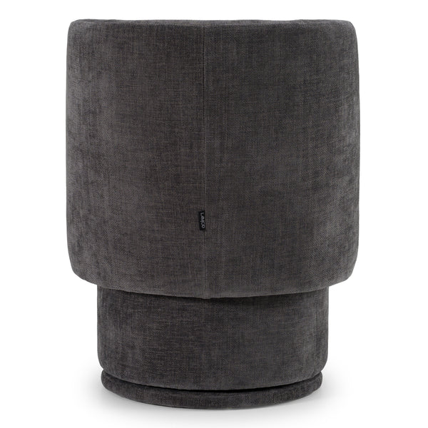 Divani Casa Norris Modern Dark Grey Fabric Swivel Dining Chair Model VGKK-KF.Y2138-DGRY