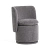 Divani Casa Norris Modern Dark Grey Fabric Swivel Dining Chair Model VGKK-KF.Y2138-DGRY
