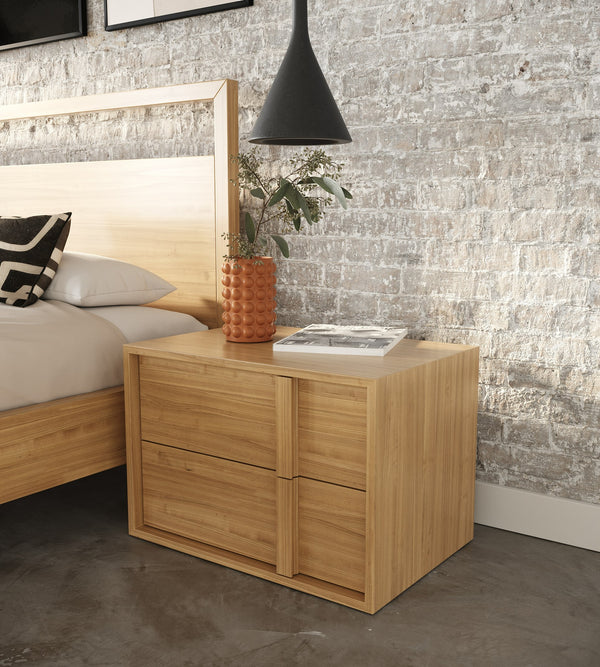 Nova Domus Berlin Modern Natural Oak Nightstand Model VGMA-BR-92-NS-NAT