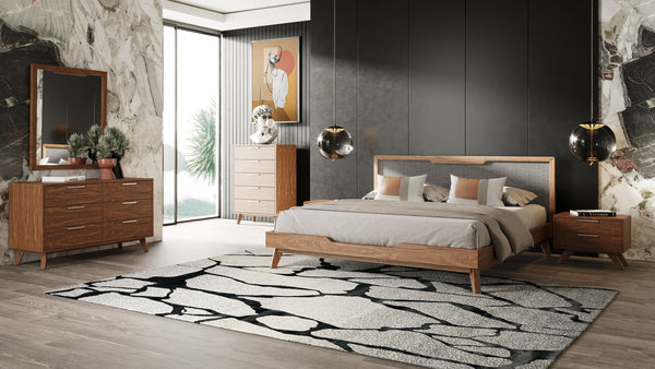 Nova Domus Soria Mid Century Walnut Nightstand Model VGMABR-32-NS