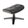 Modrest Nowak Modern Black Lounge Chair & Ottoman Set Model VGKK-A938-BLK-SET