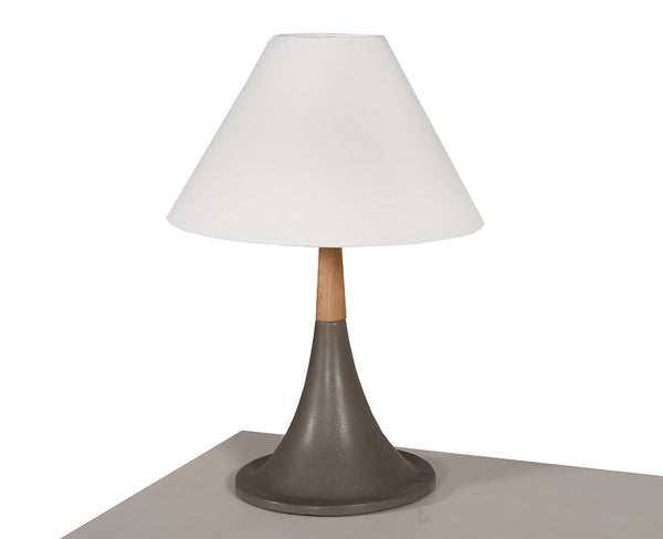 Modrest Nunez Modern Concrete & Oak Table Lamp Model VGGR901645