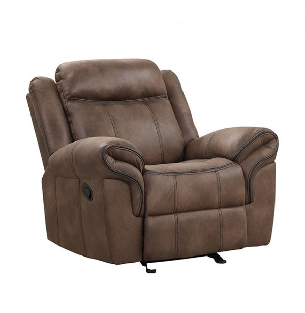 Furniture of America Agata Brown Transitional Glider Recliner Model NX6001BR-CH