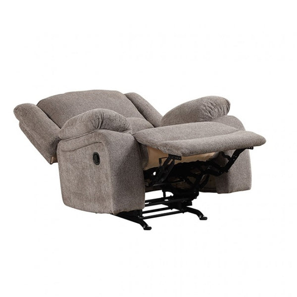 Furniture of America Cosimo Mocha Transitional Manual Recliner Model NX6003GY-CH