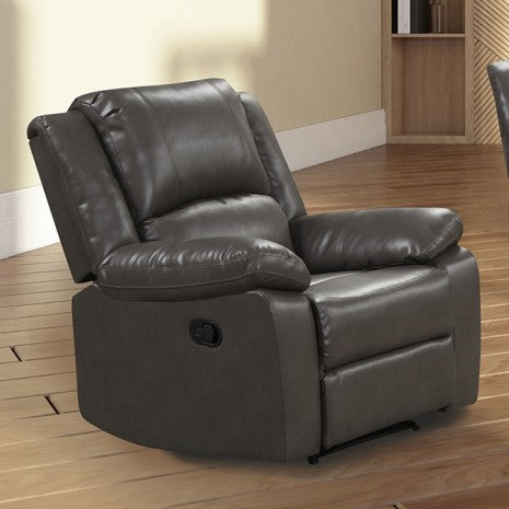 Furniture of America Letha Gray Transitional Glider Recliner Model NX6008GY-CH