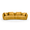 Divani Casa Oakland Modern Mustard Fabric 4 Seat Sofa Model VGDW-DS1017
