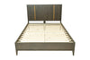 Modrest Oakley Mid Century Eastern King Size Dark Brown Bed Model VGWDLCY-QB05-USA-OA-BED-EK