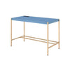 ACME Midriaks Navy Blue & Gold Writing Desk with USB Port Model OF00022