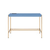 ACME Midriaks Navy Blue & Gold Writing Desk with USB Port Model OF00022