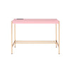 ACME Midriaks Pink & Gold Writing Desk with USB Port Model OF00024