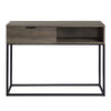 ACME Galeno Rustic Oak & Black Writing Desk Model OF00320