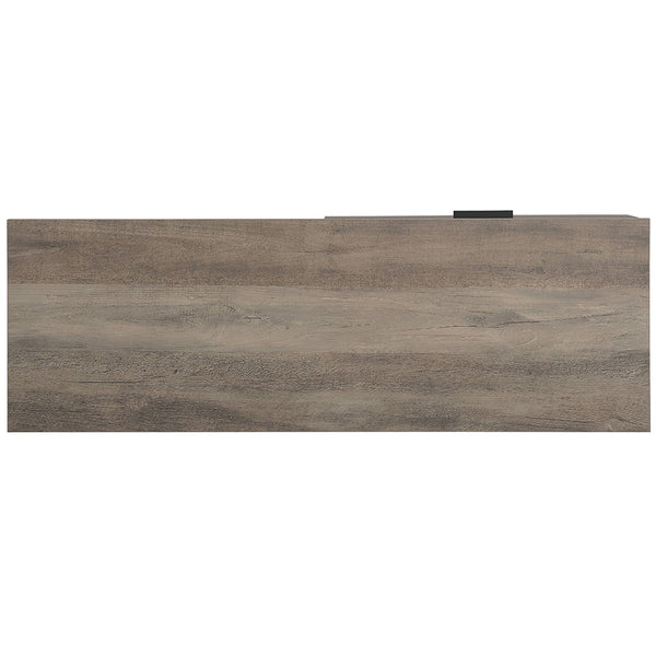 ACME Galeno Rustic Oak & Black Writing Desk Model OF00320