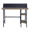 ACME Garima Rustic Oak & Black Writing Desk Model OF00321